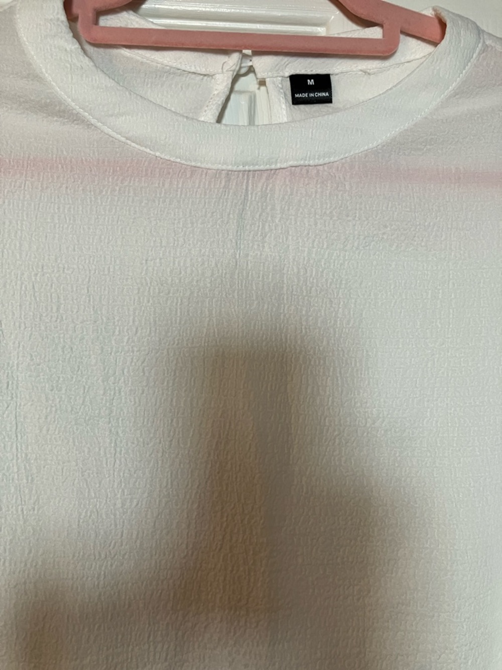 Shein Ruffle Sleeve White Dress M - Picture 3 of 5